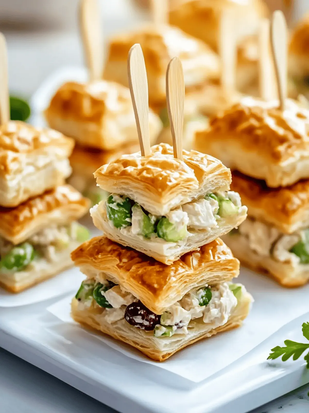 Healthy Chicken Salad Puffs