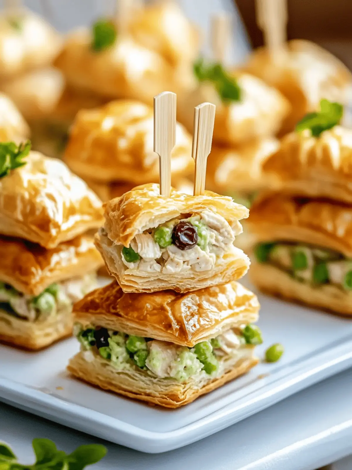 Healthy Chicken Salad Puffs
