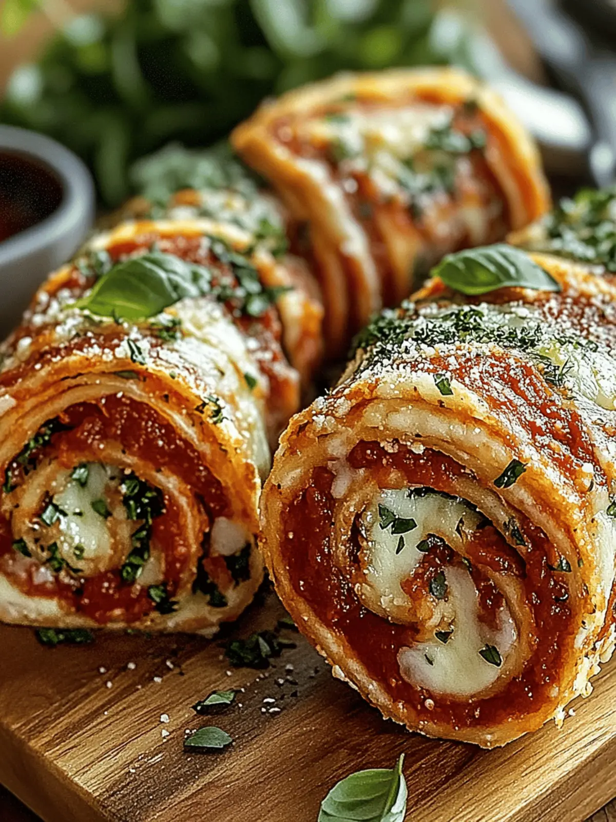 Pizza Roll-Up Wraps
