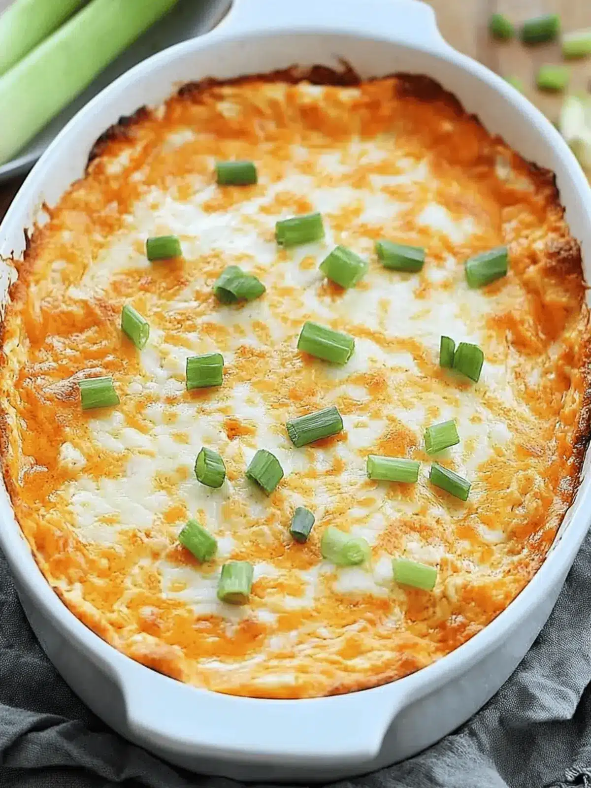 Classic Baked Buffalo Chicken Dip