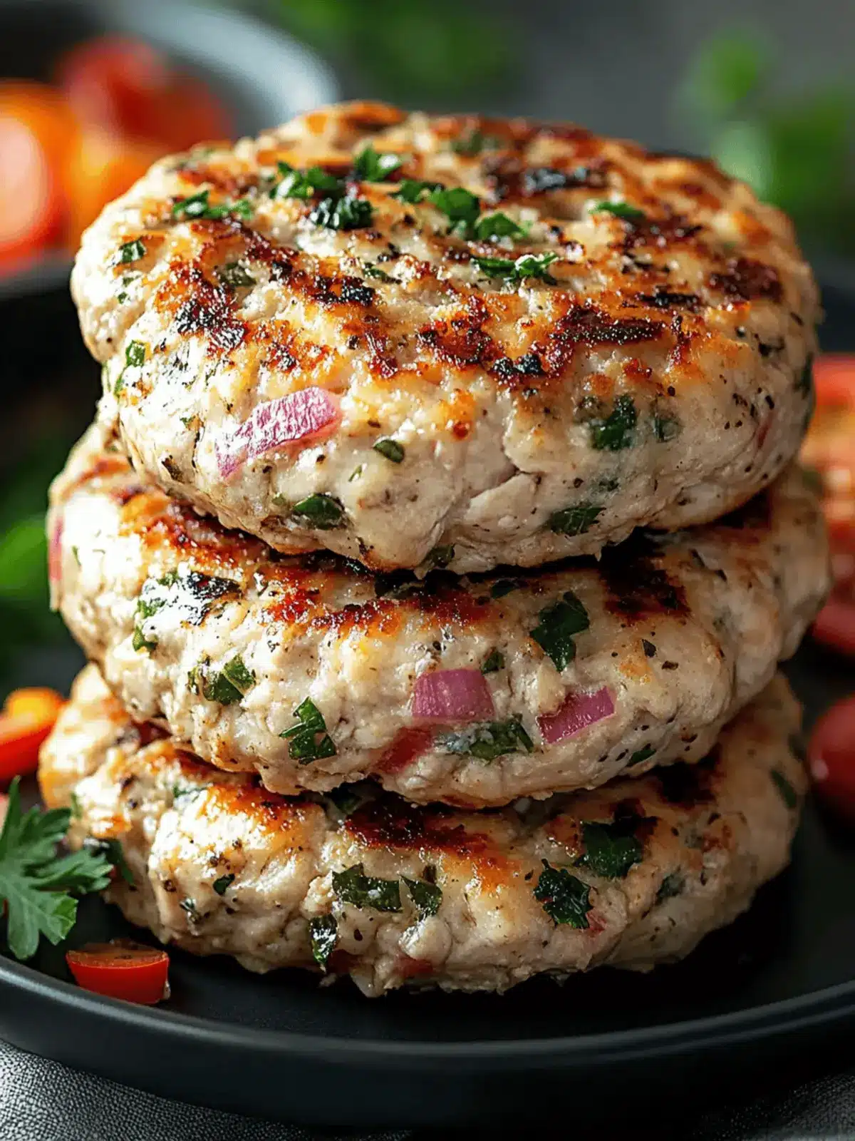 Greek Chicken Burgers