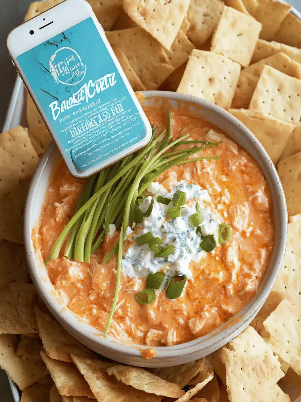 Protein-Packed Buffalo Chicken Dip with Cottage Cheese