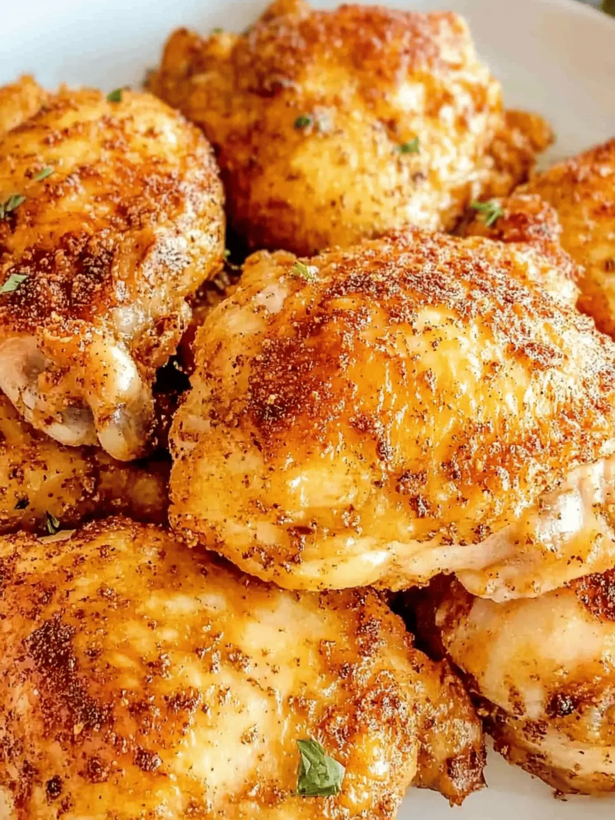 Crispy Southern Baked Chicken Thighs