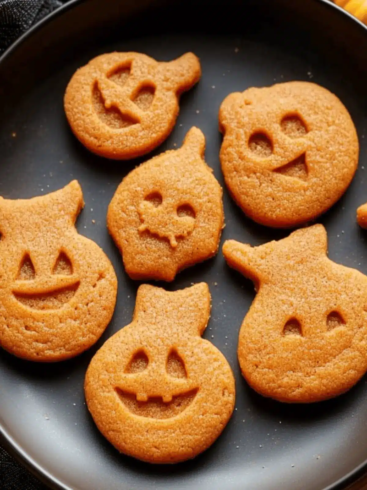 Halloween Pumpkin Spice Cookies
