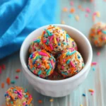 Cake Batter Protein Balls