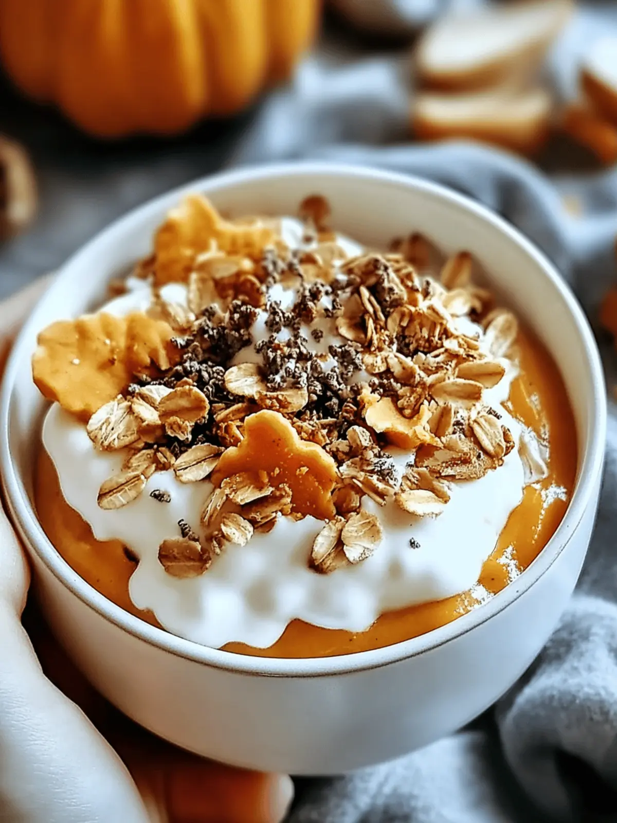 Pumpkin Pie Yogurt Bowl