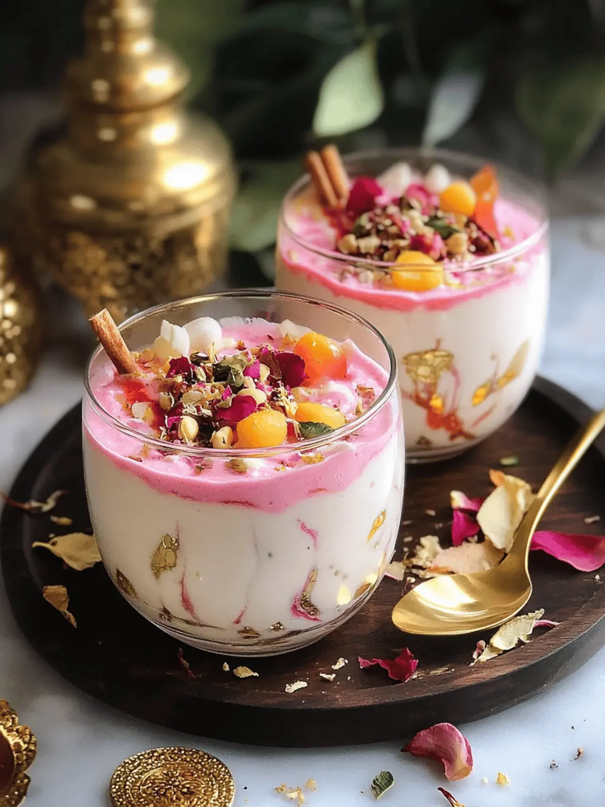 Rose Rasmalai Falooda
