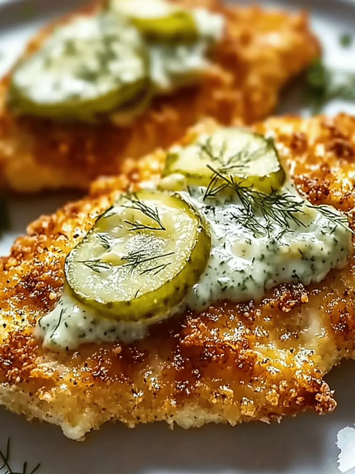 Crispy Dill Pickle Parmesan Chicken