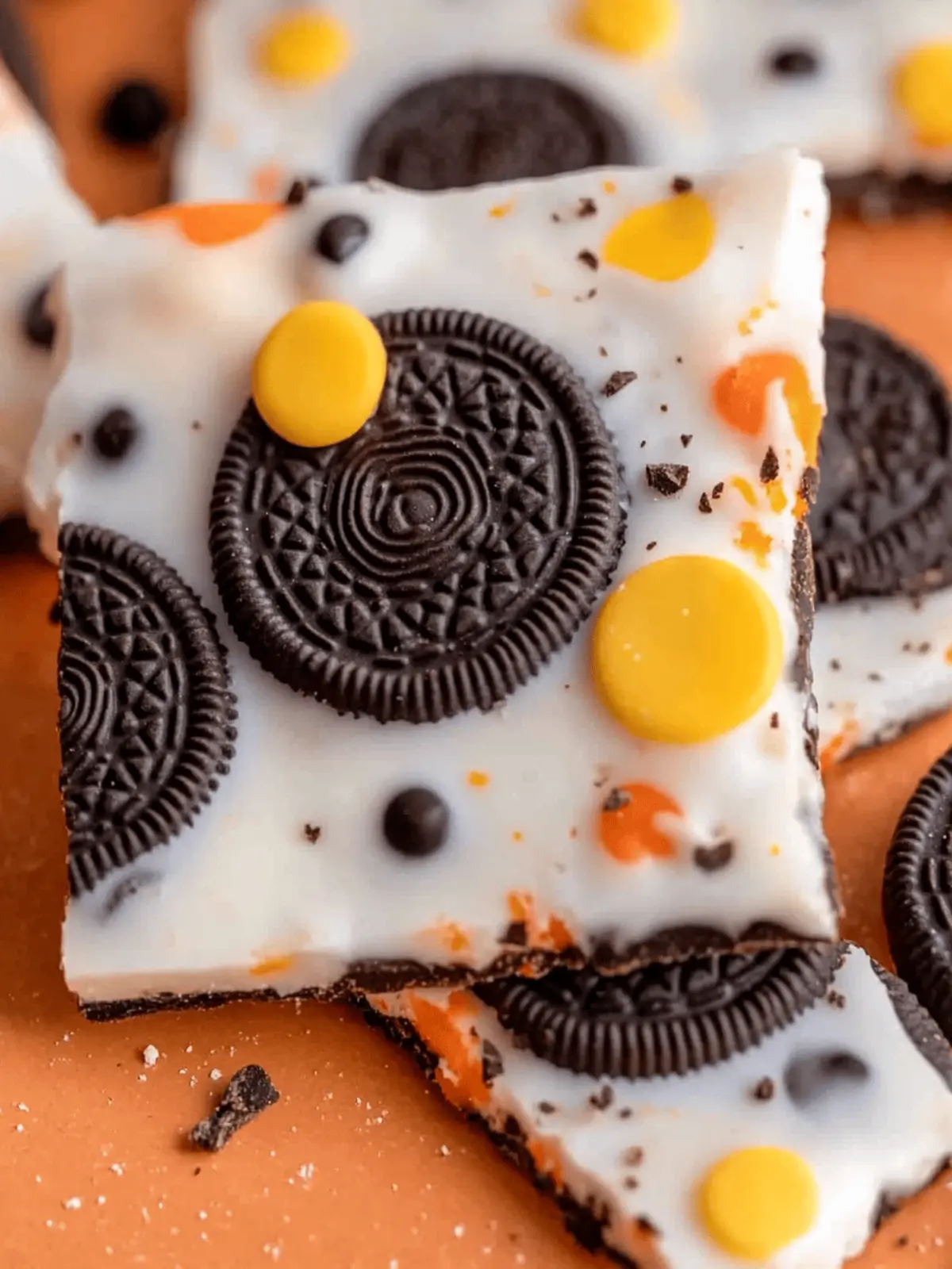 Chocolate Halloween Oreo Bark
