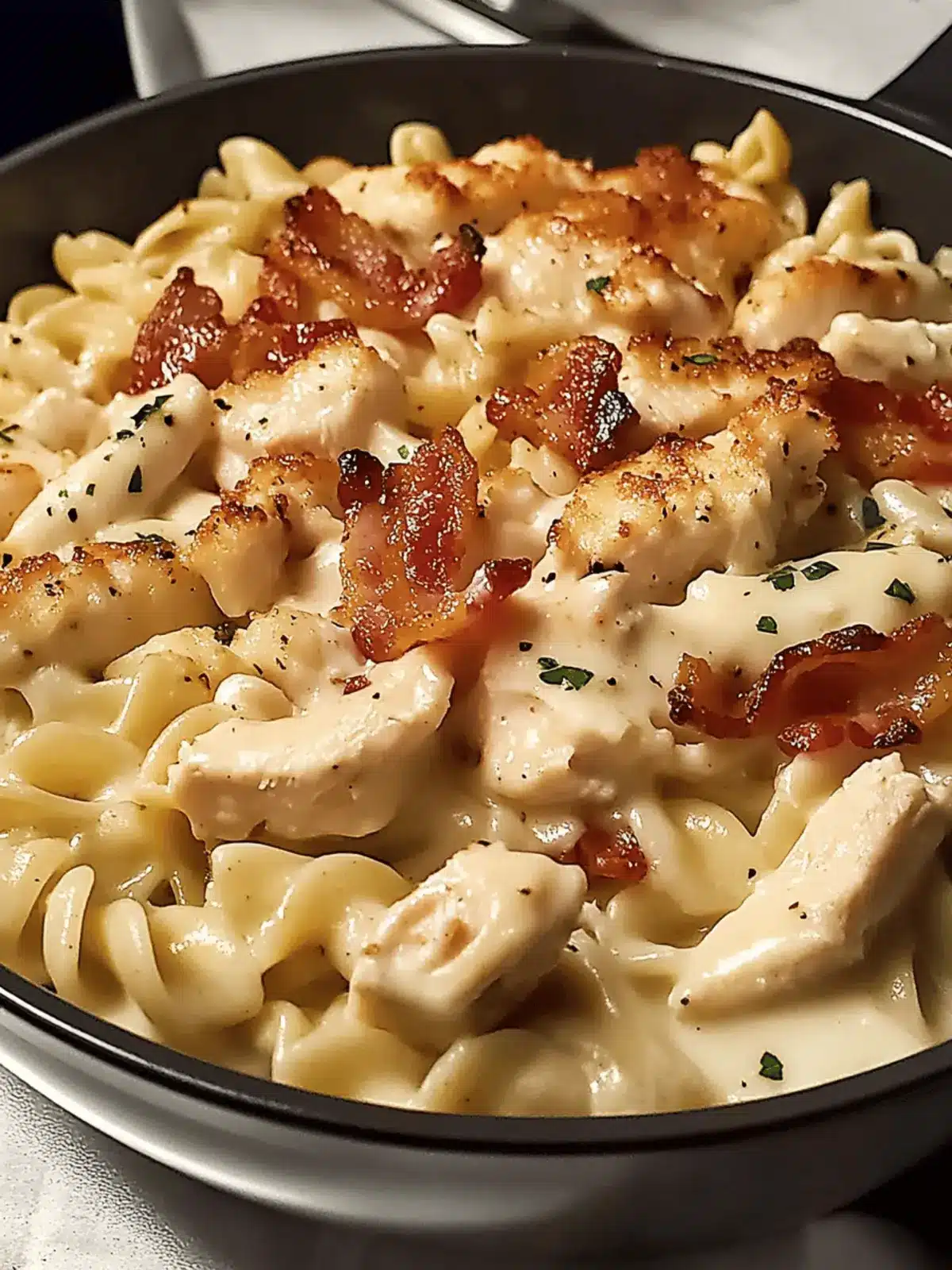 Chicken Bacon Ranch Pasta