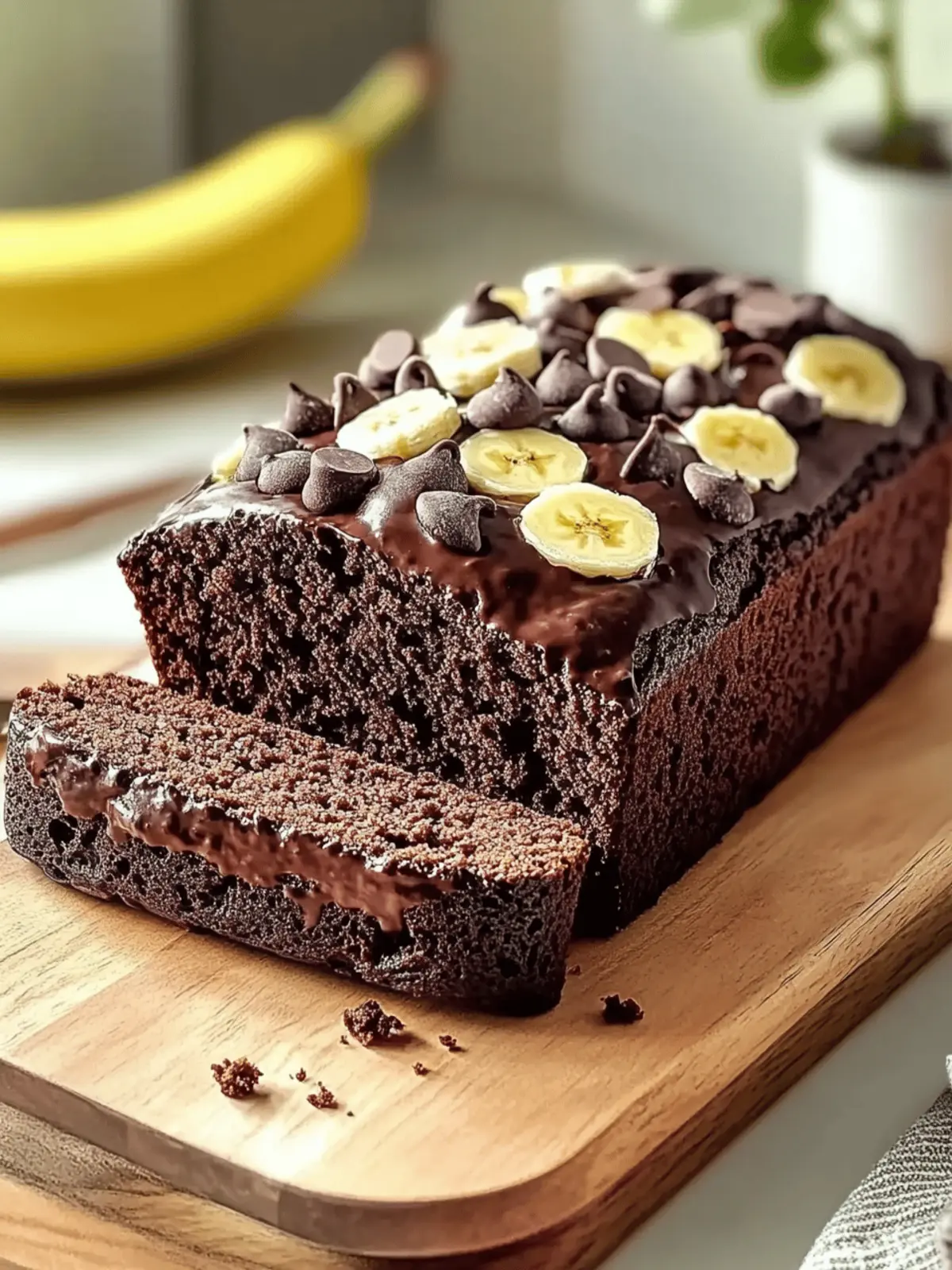 Double Chocolate Banana Bread