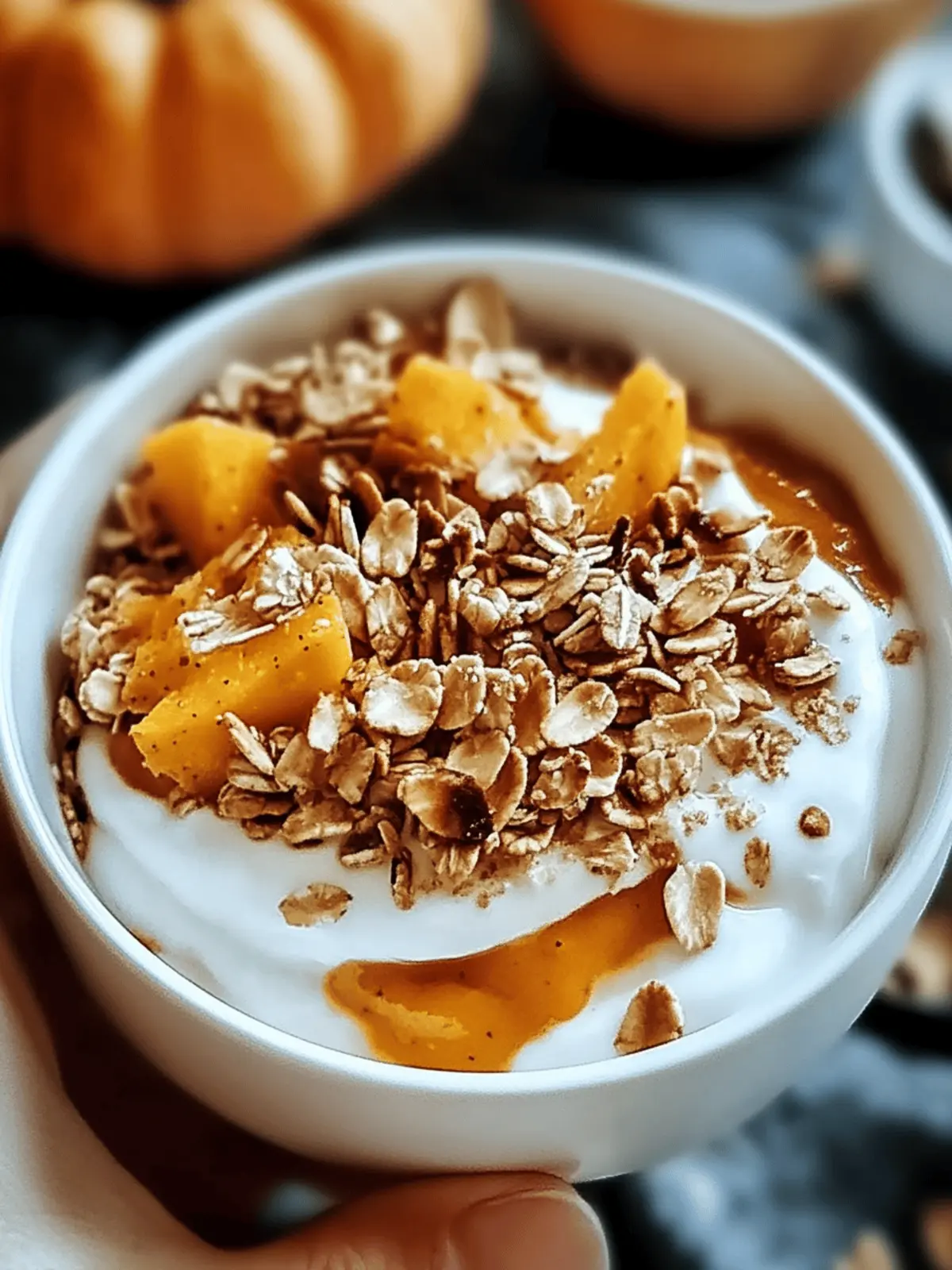 Pumpkin Pie Yogurt Bowl