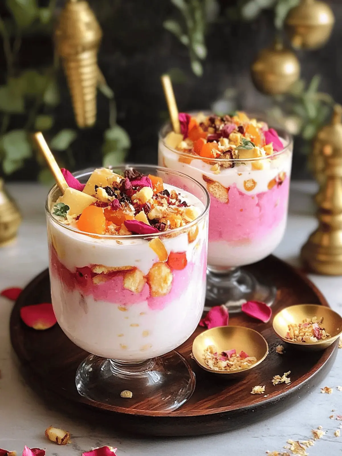 Rose Rasmalai Falooda