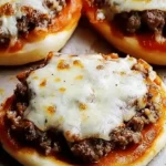 Open-Faced Pizza Burgers