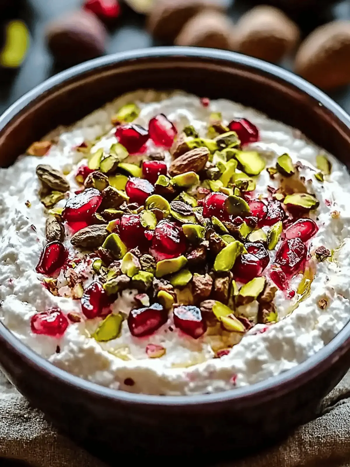 Pomegranate Pistachio Whipped Feta