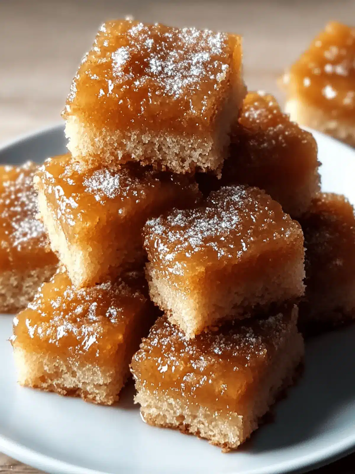 Soft Baked Maple Donut Bars