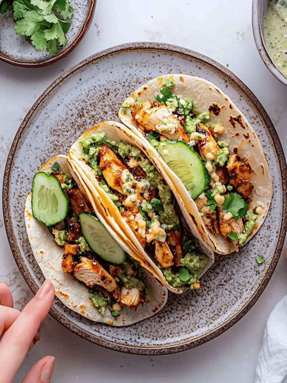 Teriyaki Chicken Tacos