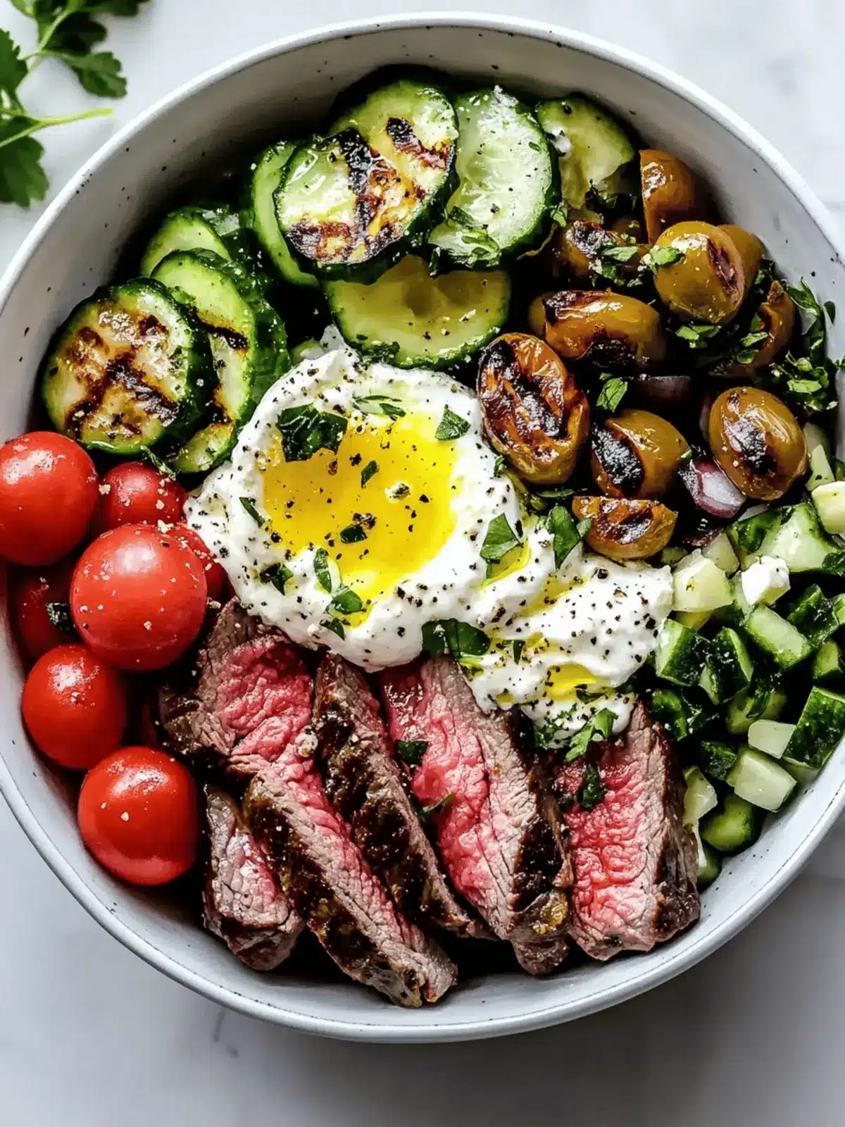 Mediterranean Steak Bowl