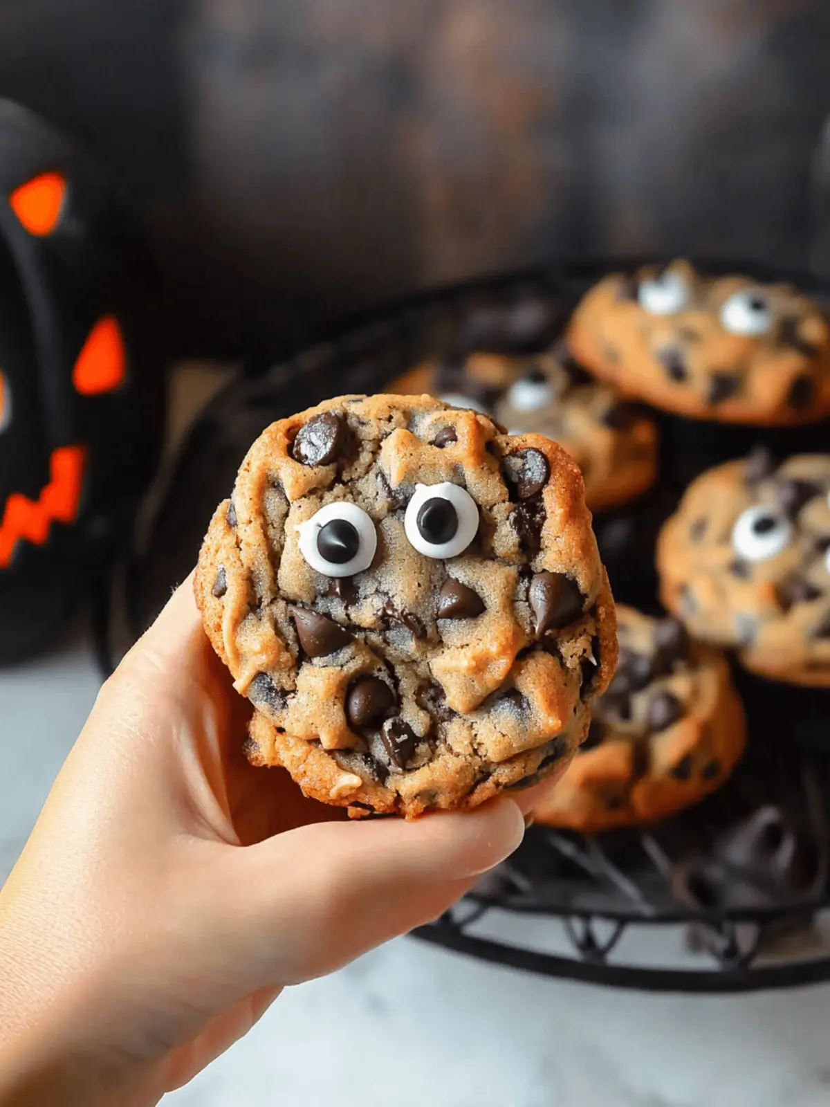 Halloween Chocolate Chip Cookies