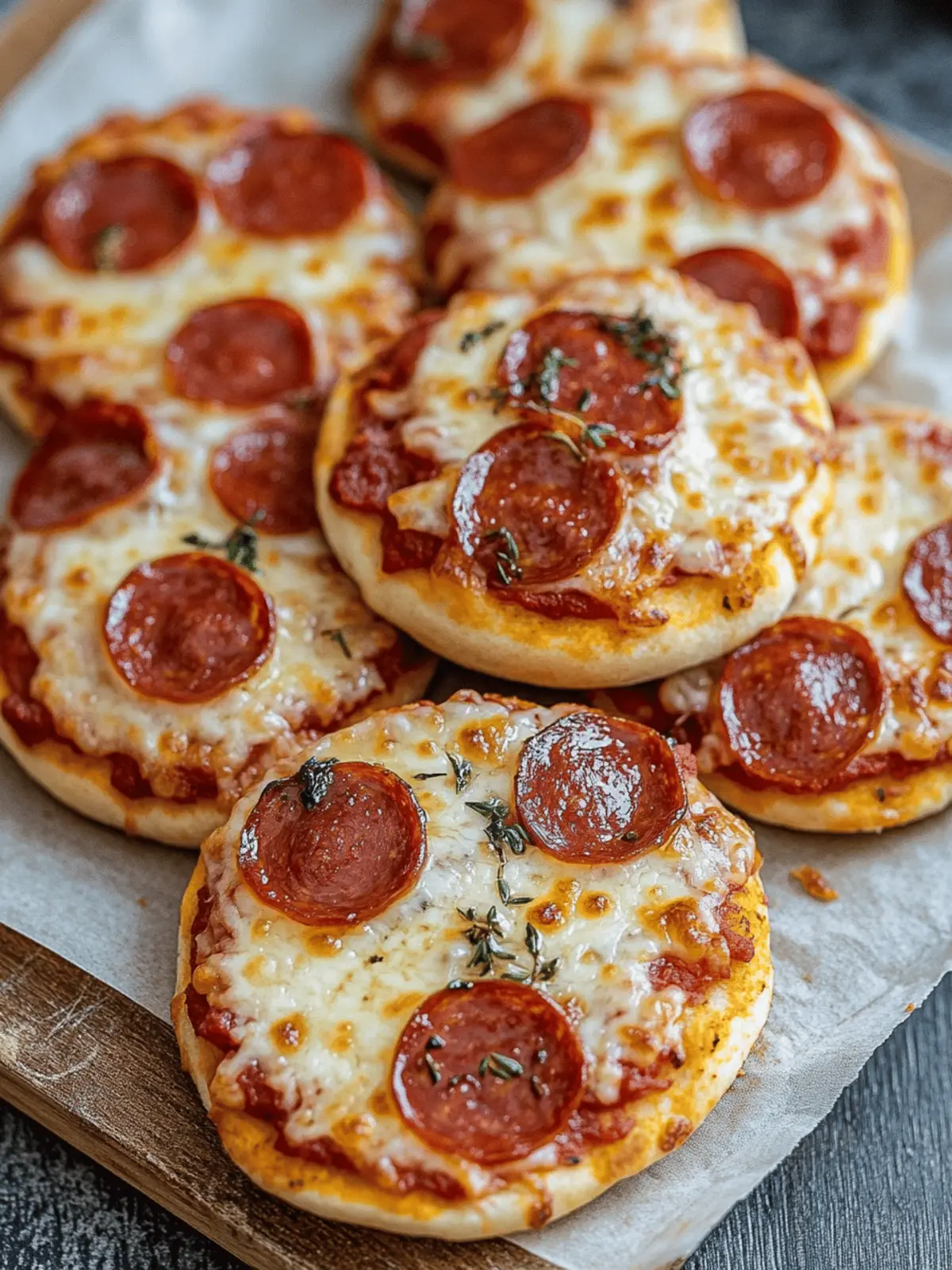 Mini Lunchbox Pizzas