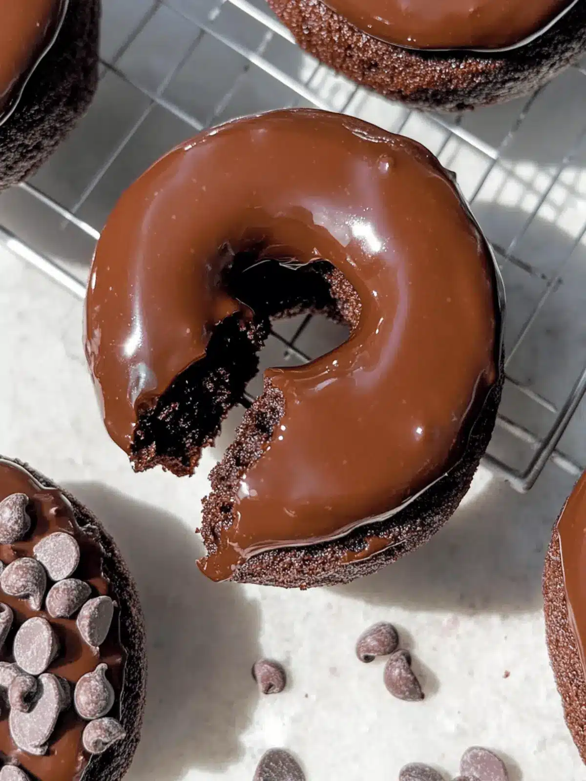 Healthy Chocolate Protein Donuts