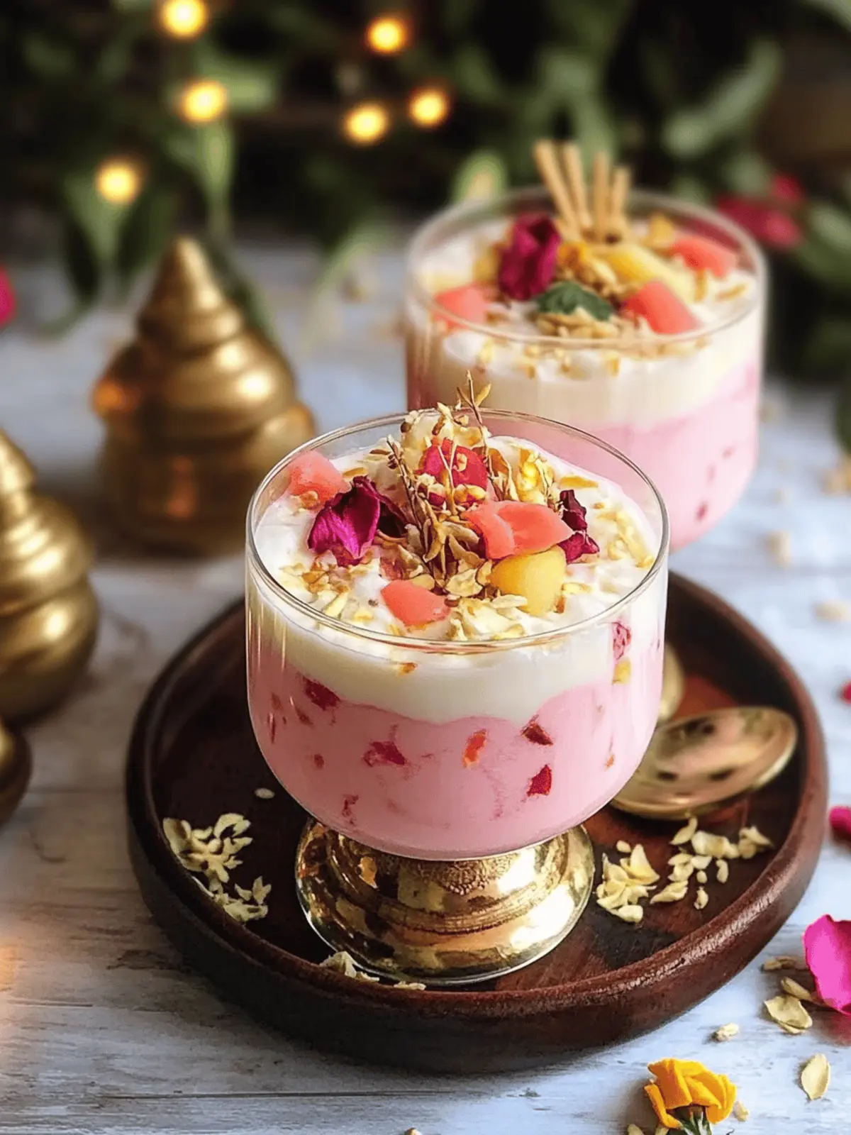 Rose Rasmalai Falooda