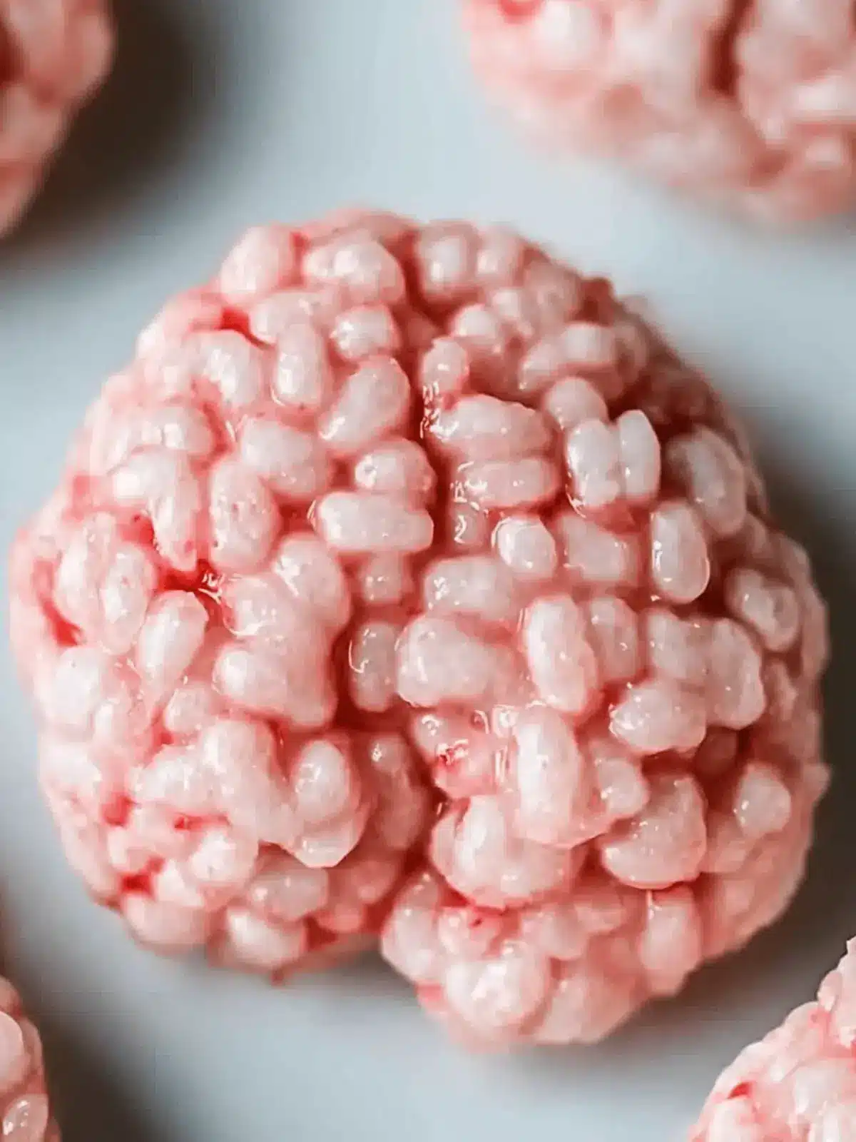 Marshmallow Rice Bubbles Halloween Brains
