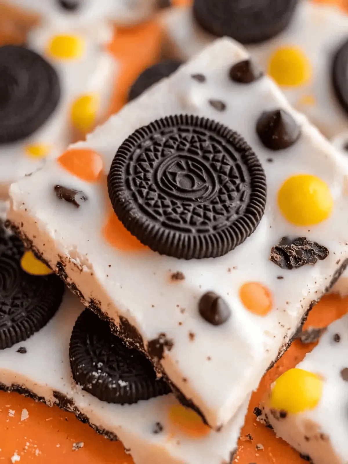 Chocolate Halloween Oreo Bark