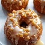 Baked Pumpkin Donuts with Maple Glaze