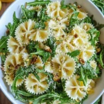 Lemon Arugula Pasta Salad
