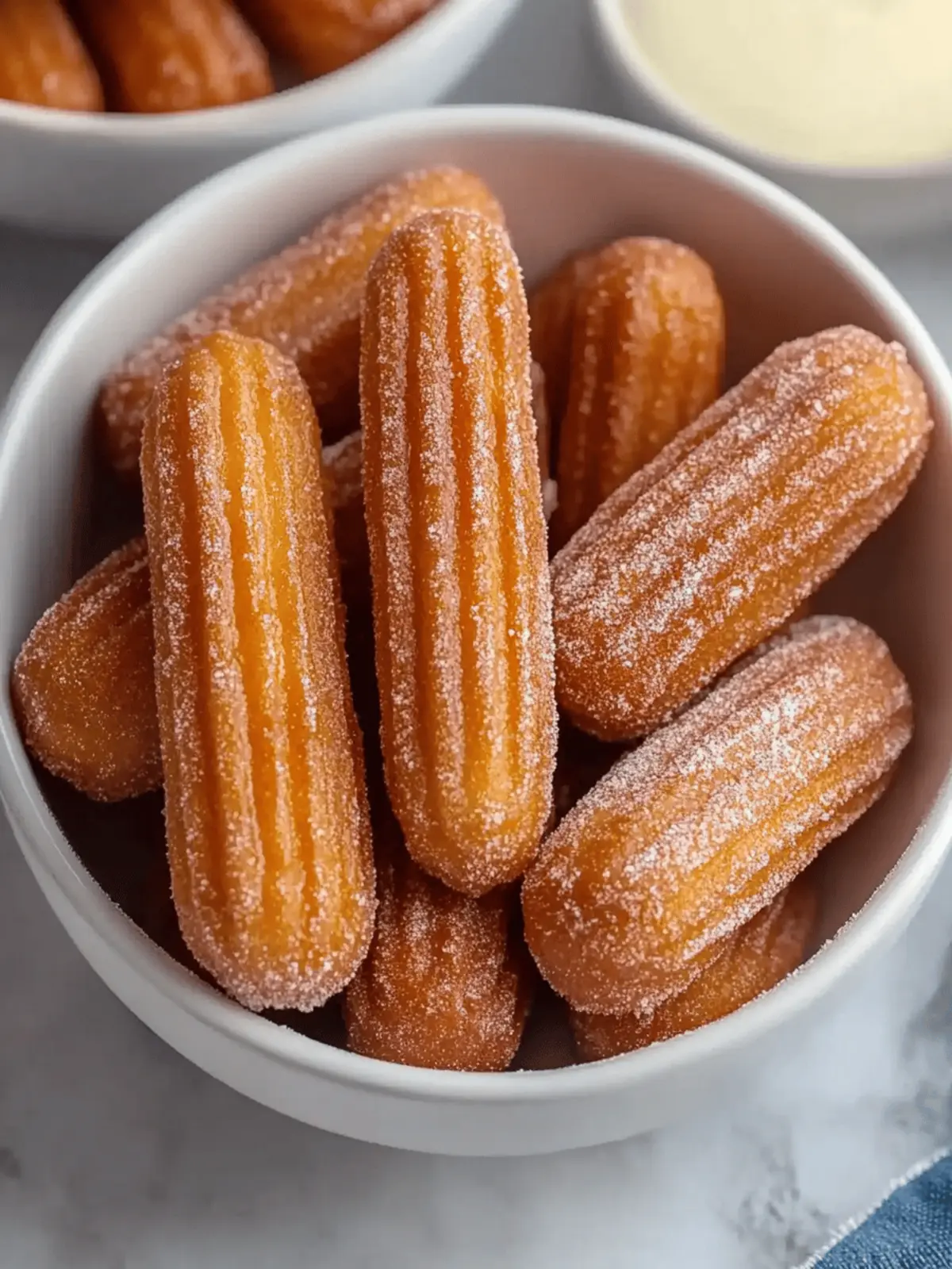 Delicious Baked Churro Bites