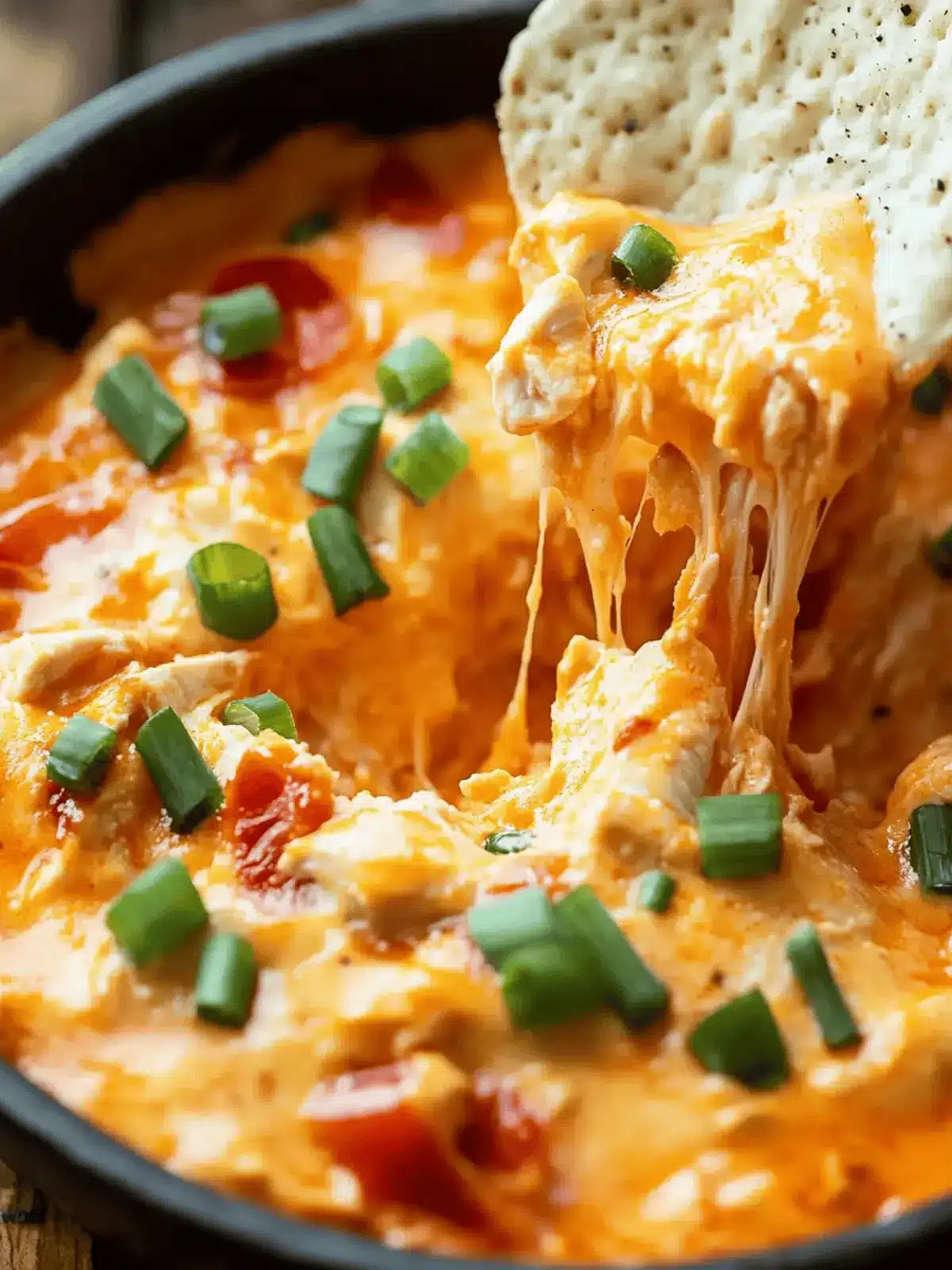Vegas Showstopper Buffalo Chicken Dip