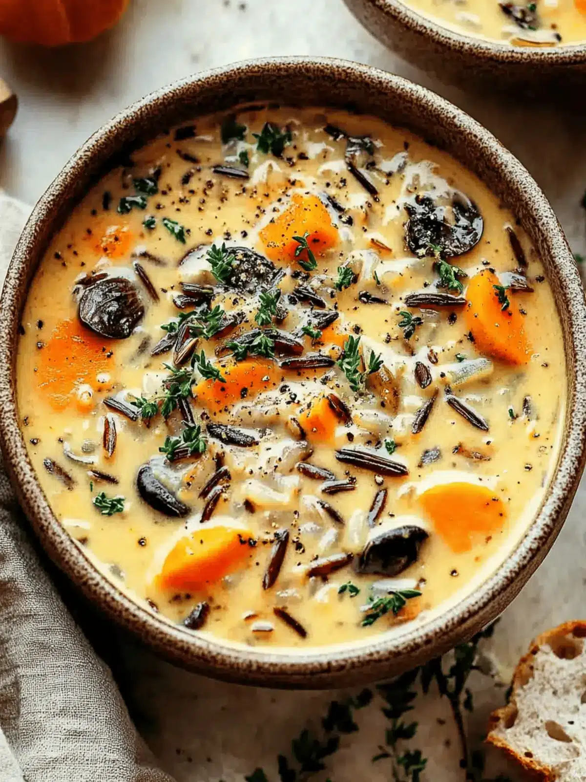 Autumn Wild Rice Soup