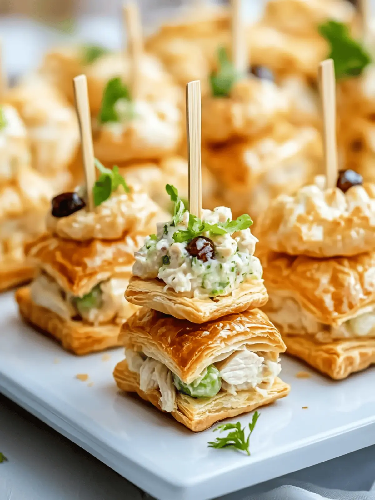 Healthy Chicken Salad Puffs