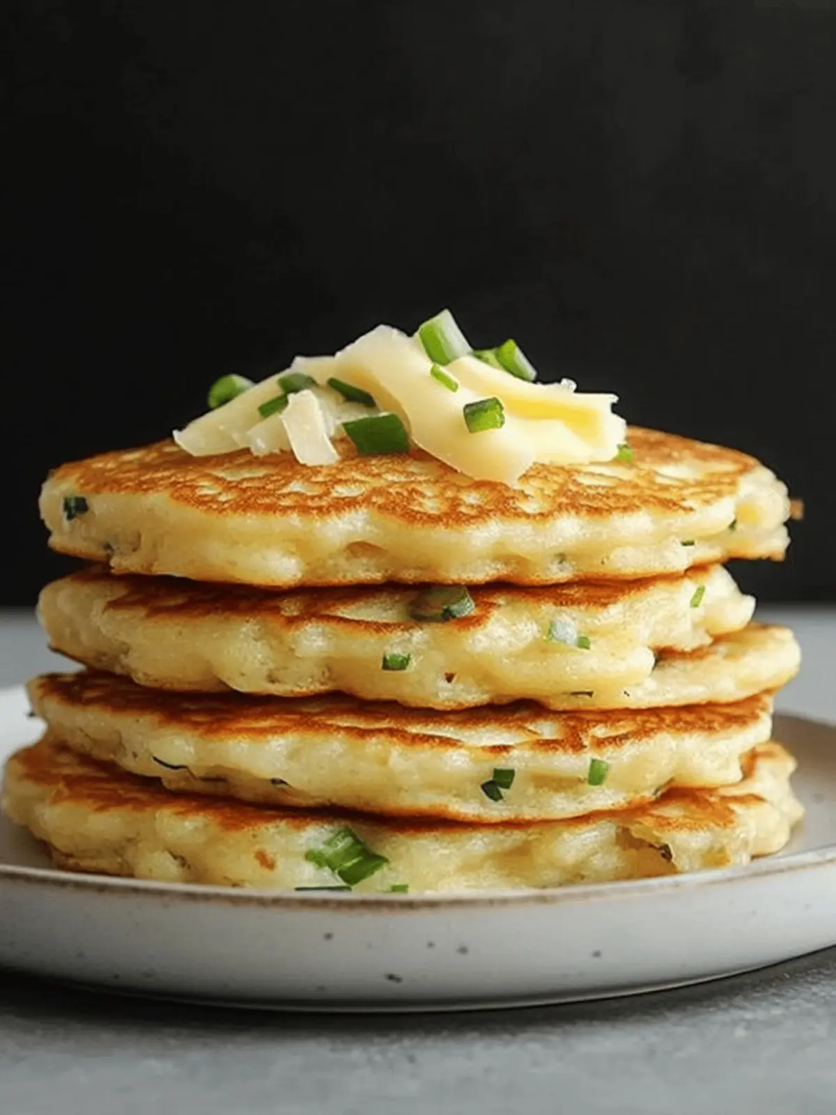 Cheese & Chive Pancakes