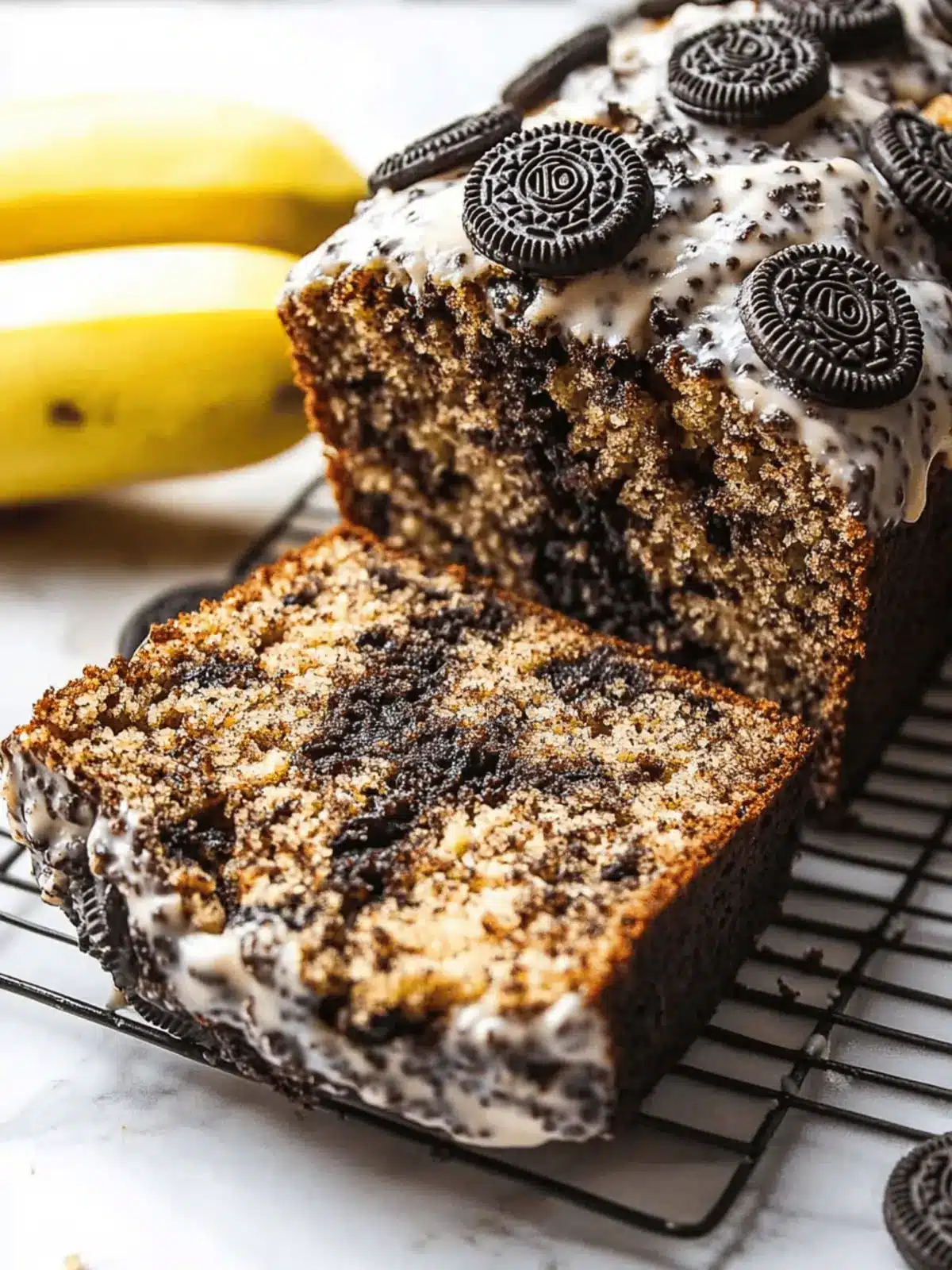 Oreo Banana Bread