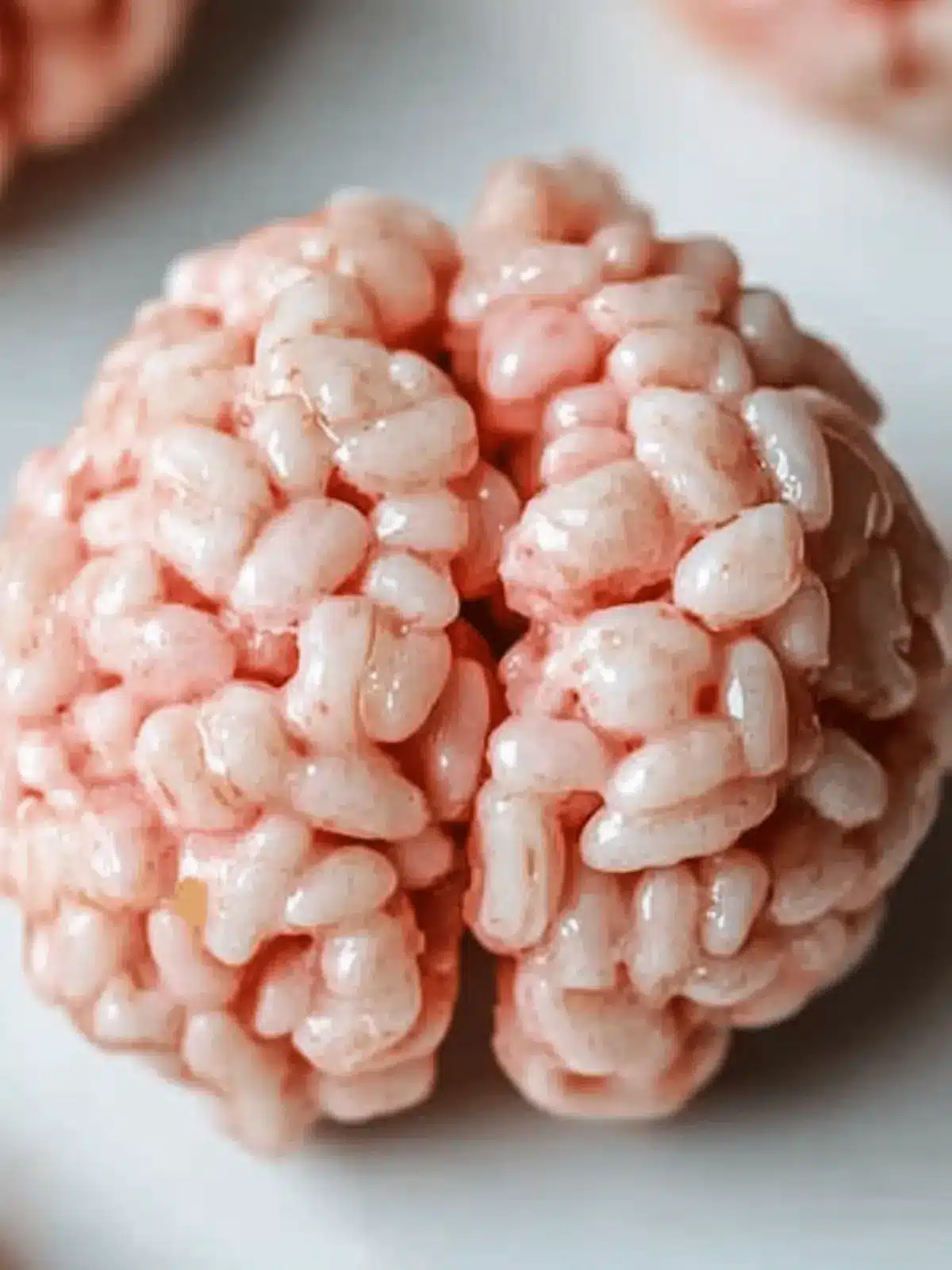 Marshmallow Rice Bubbles Halloween Brains
