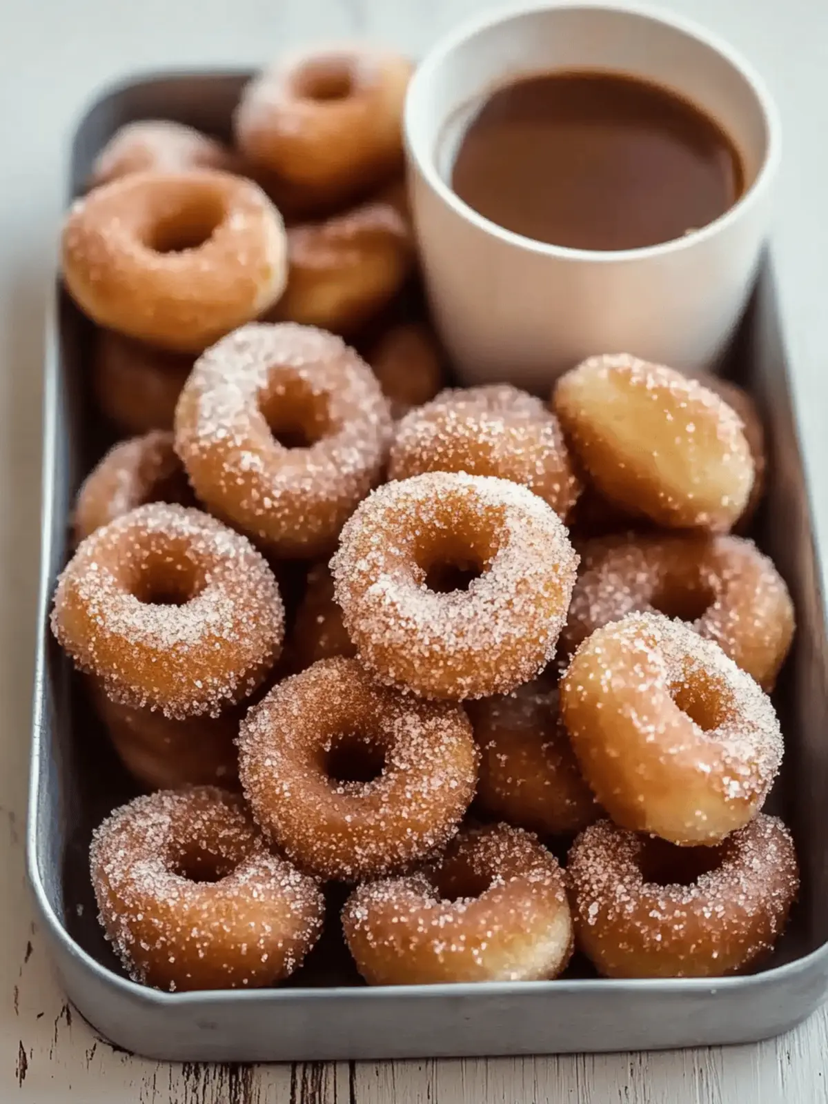 Sweet Churro Donut Bites