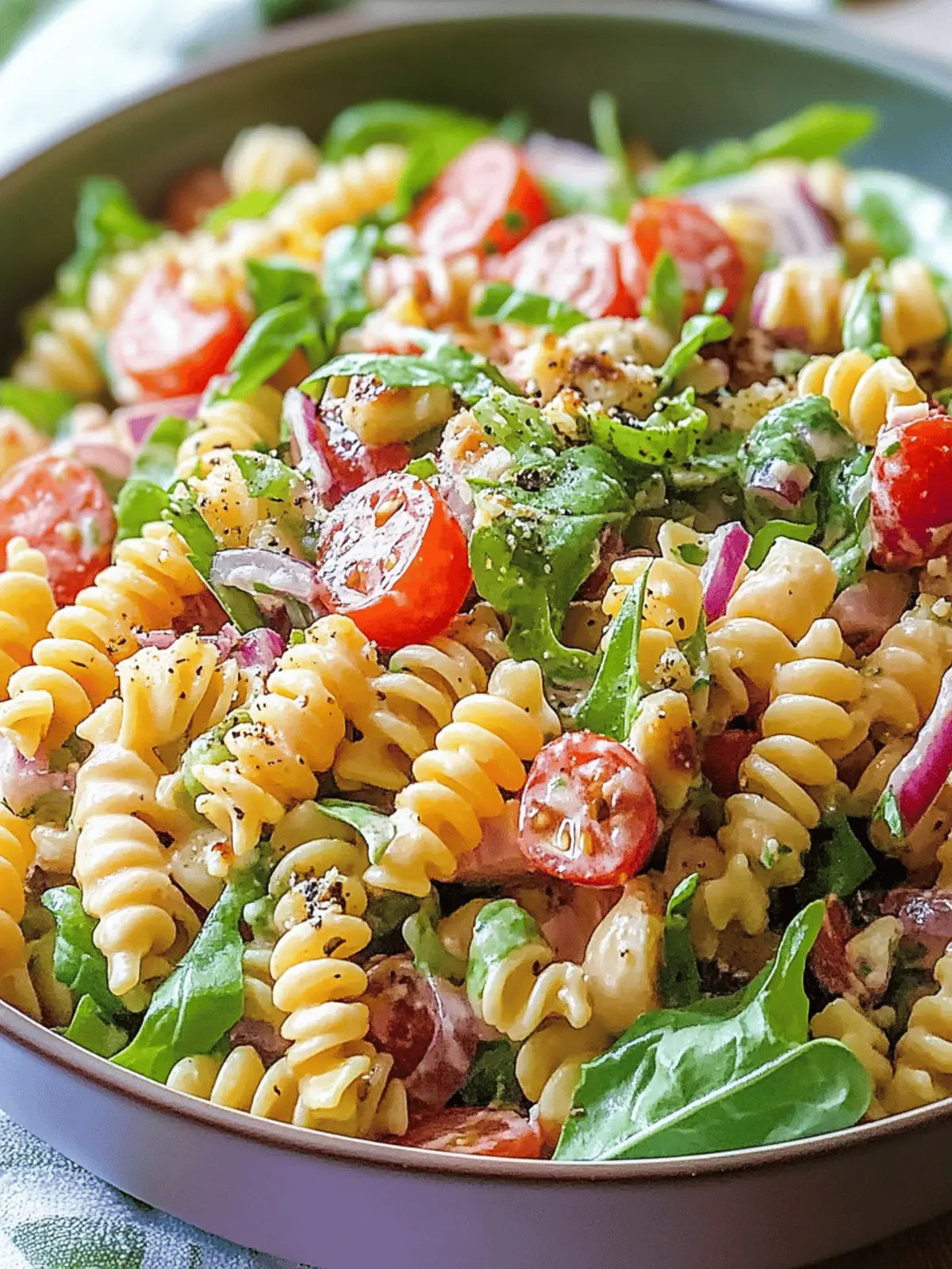 Vegan BLT Pasta Salad