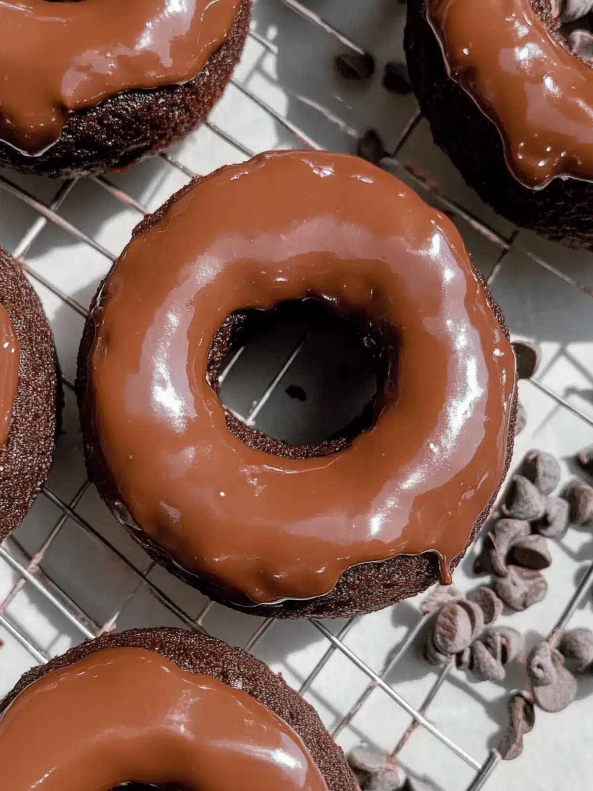 Healthy Chocolate Protein Donuts