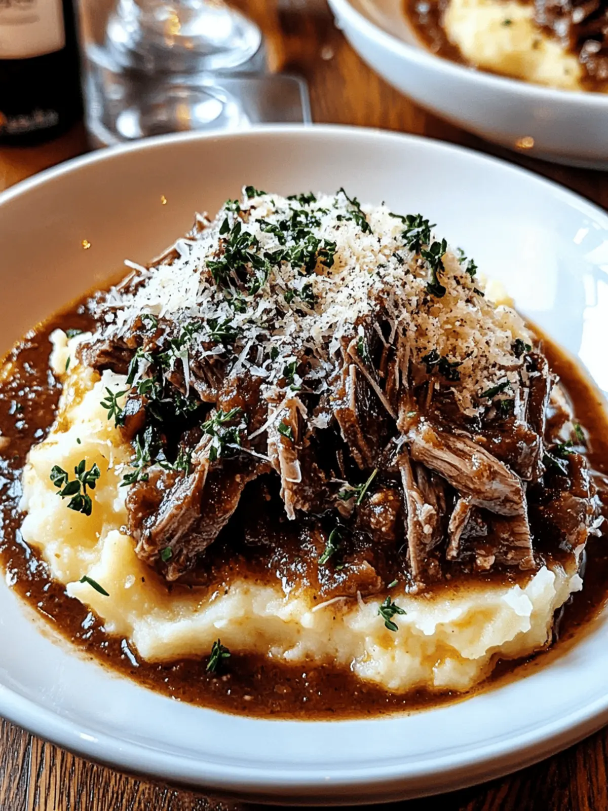 Short Rib Ragu with Parmesan Mashed Potatoes