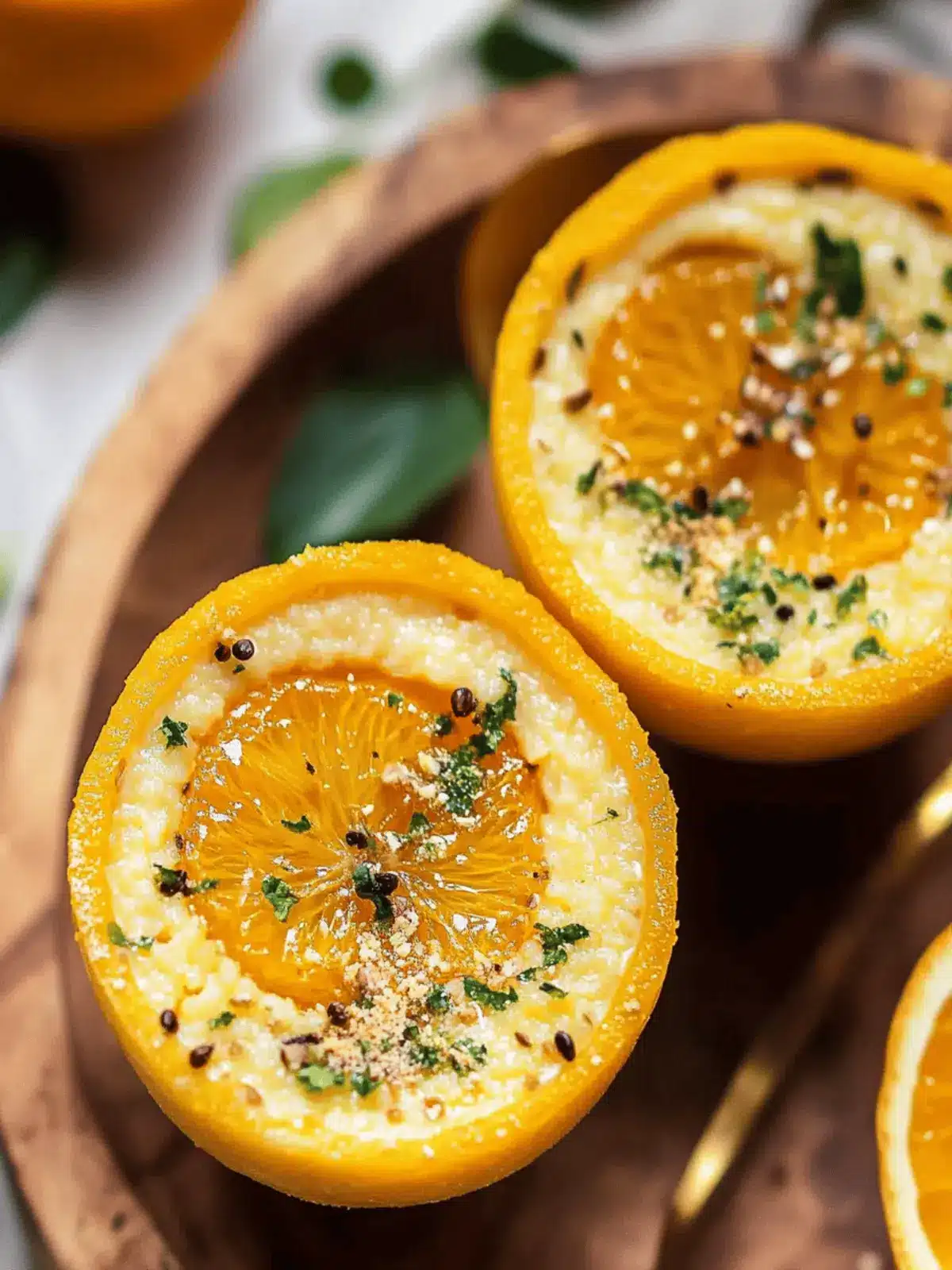 Orange Makhana Pudding