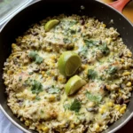 Salsa Verde Chicken & Rice Skillet