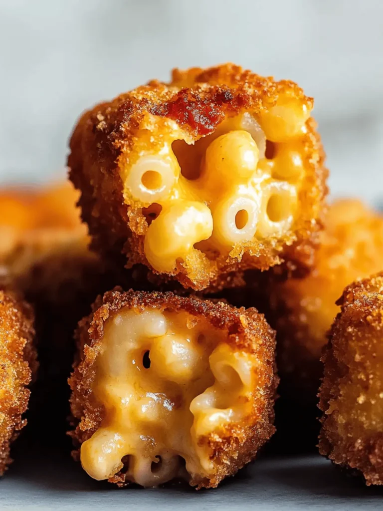 Crispy Fried Mac and Cheese Balls