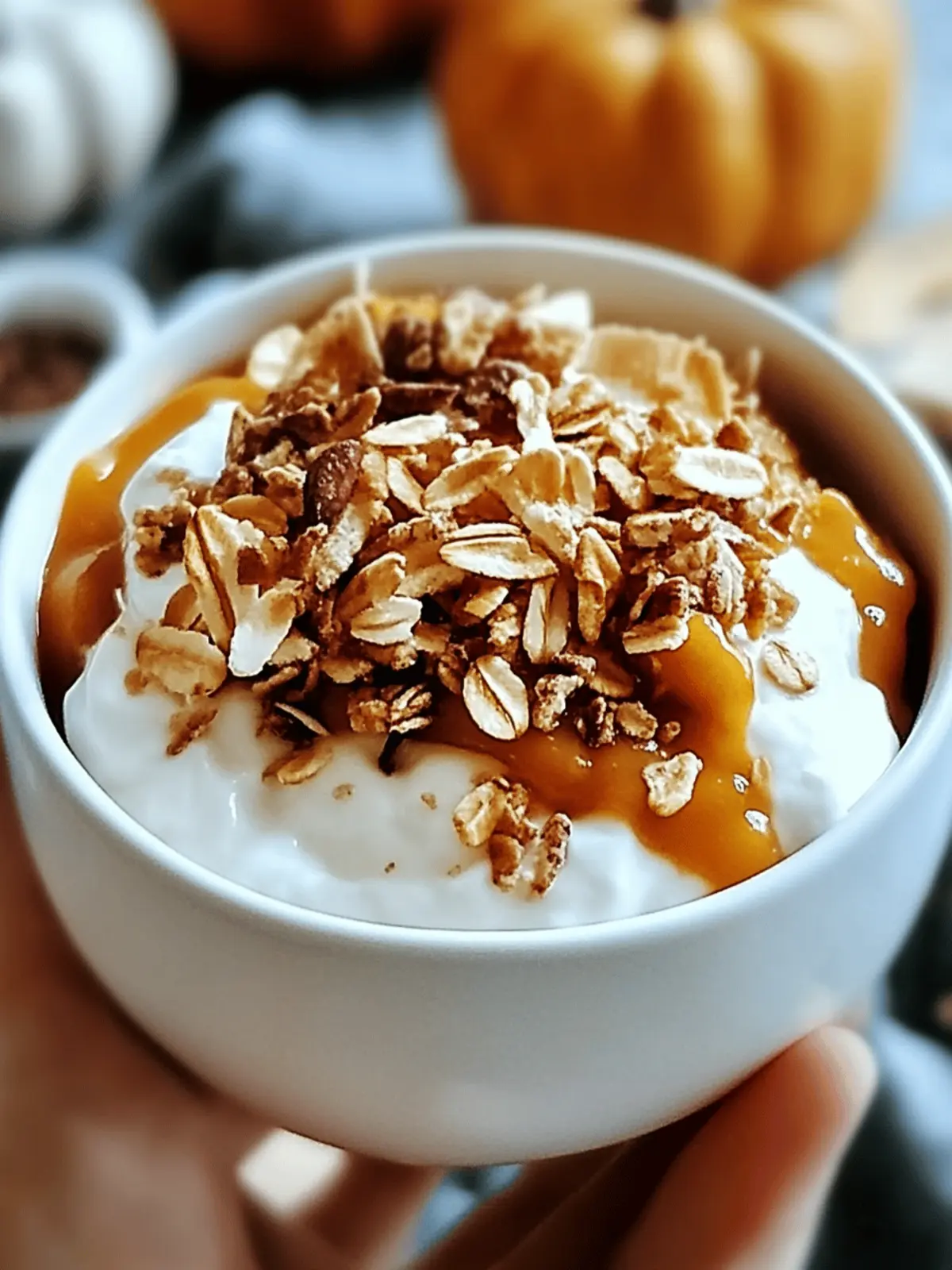 Pumpkin Pie Yogurt Bowl
