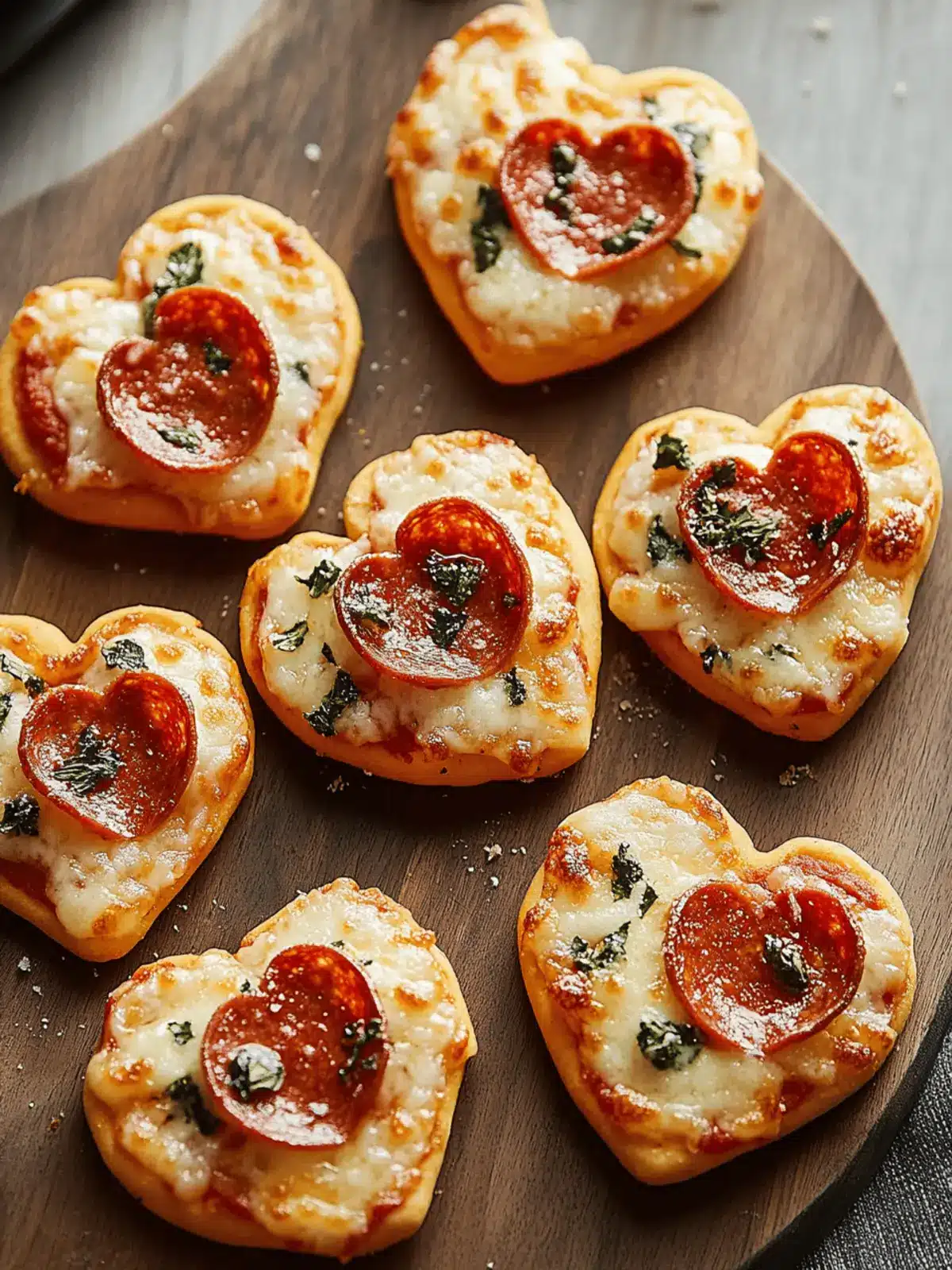 Heart-Shaped Pizza Bites