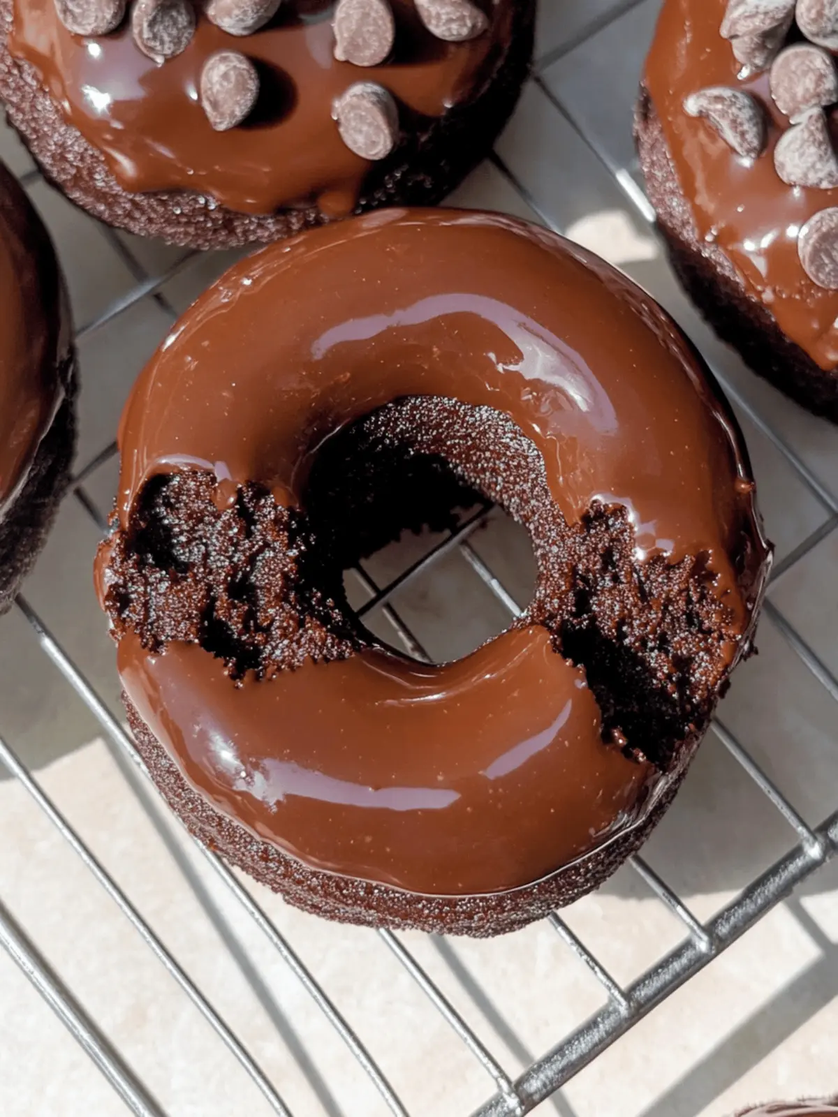 Healthy Chocolate Protein Donuts