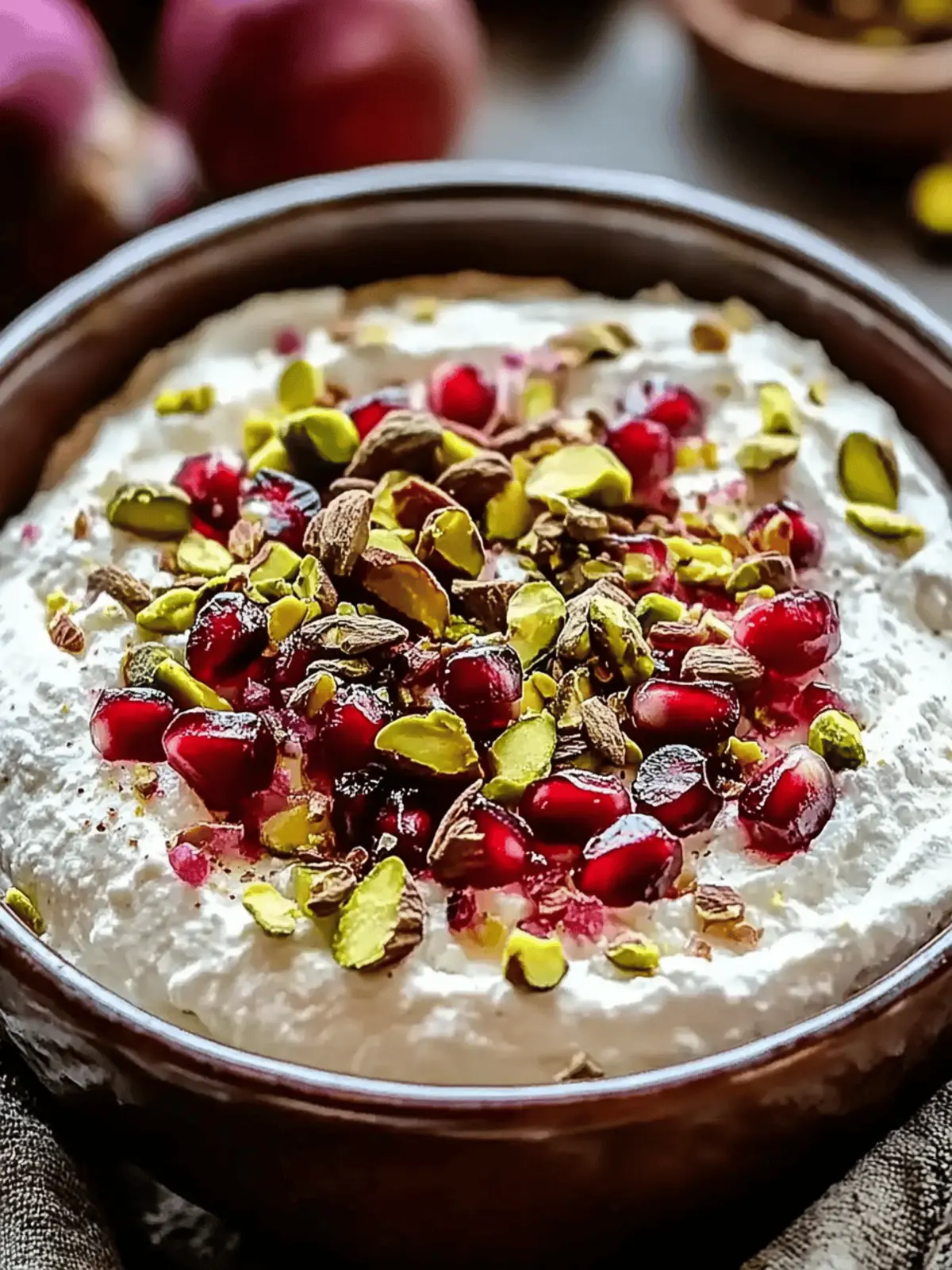 Pomegranate Pistachio Whipped Feta