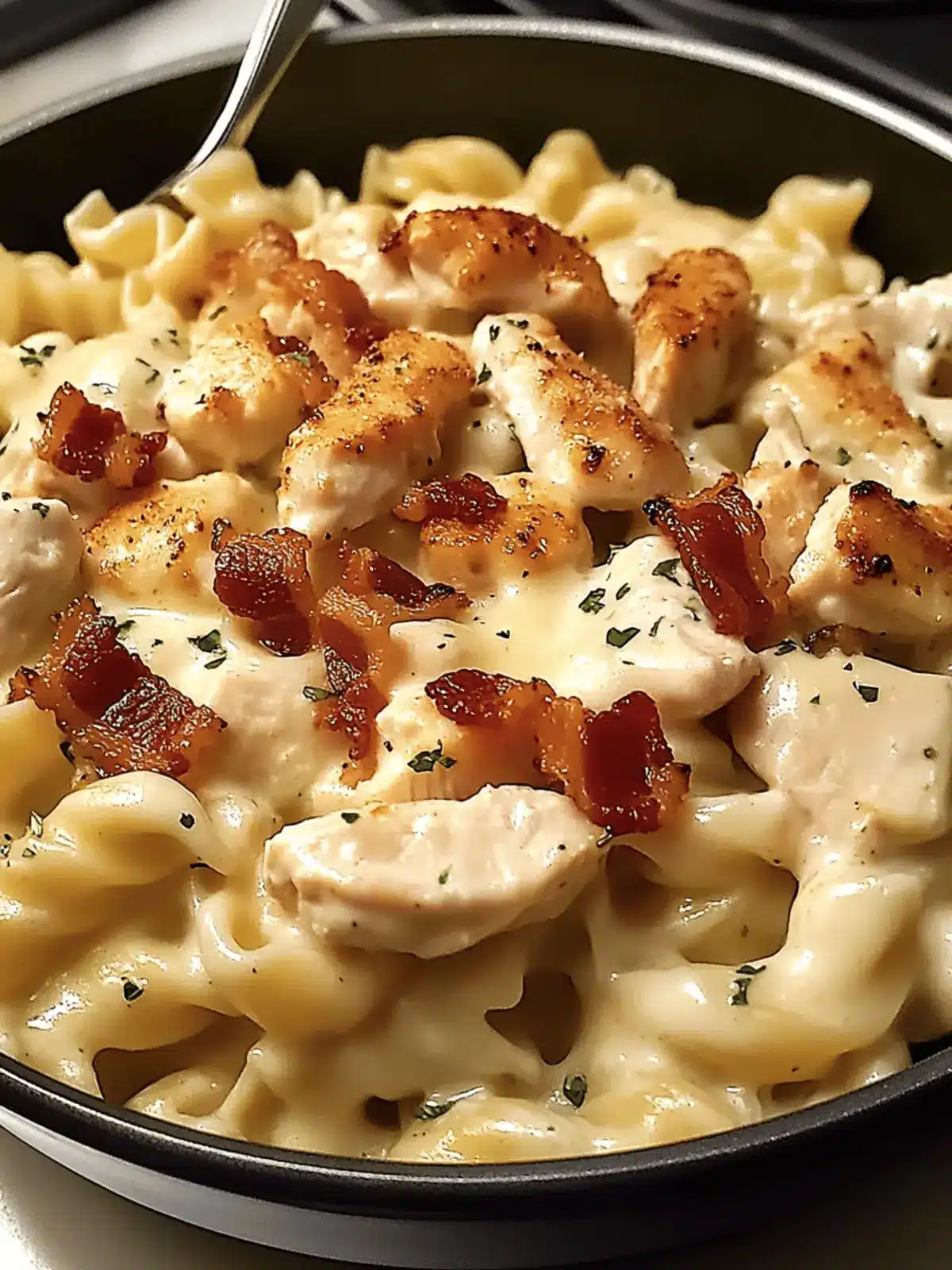 Chicken Bacon Ranch Pasta