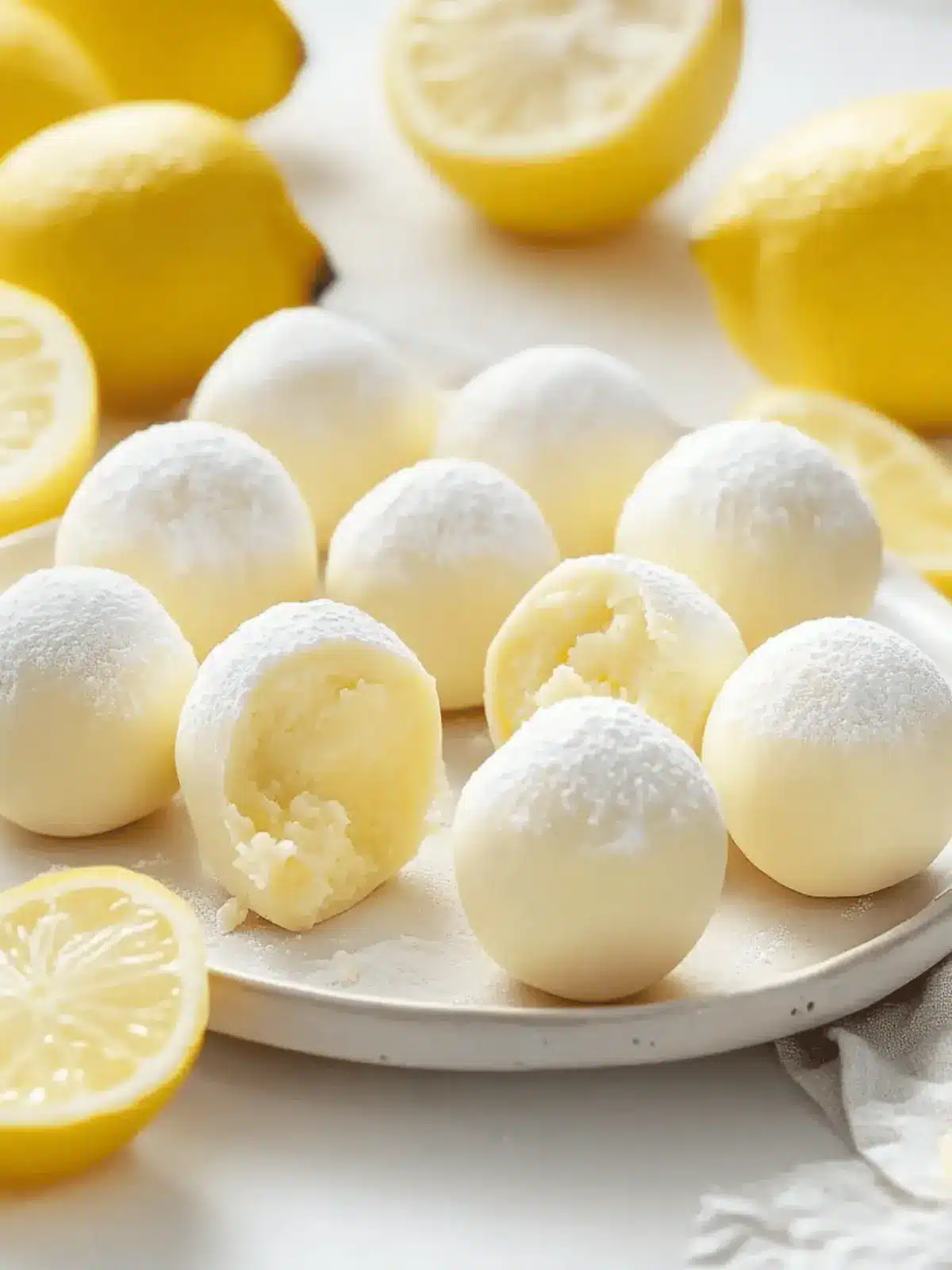 Creamy Lemon Truffles